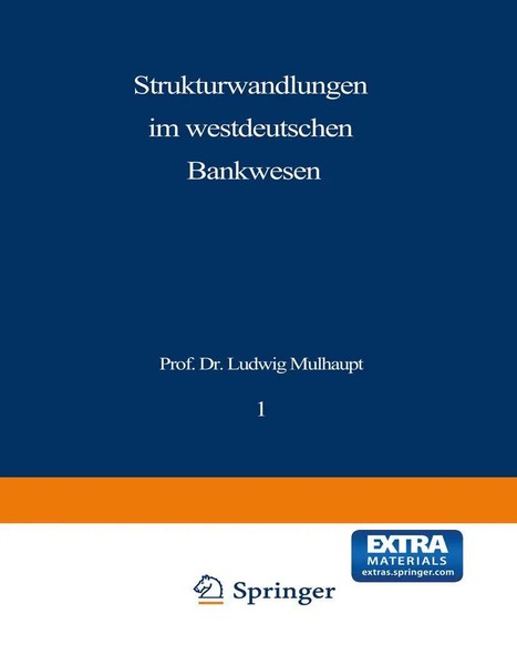 Ludwig MüLhaupt | Strukturwandlungen Im Westdeutschen Bankwesen | Taschenbuch-image