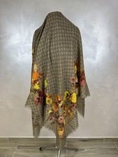 GUCCI Guccisima GG Scarf Extra Light Wool Shawl Floral Horsebit Chain Motif