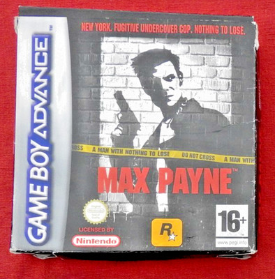 Max Payne für Nintendo Game Boy Advance, Box + Anleitung