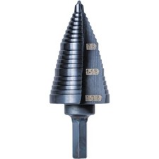 Klein Tools KTSB15 Step Drill Bit 15 Double Fluted Assorted Styles , Sizes