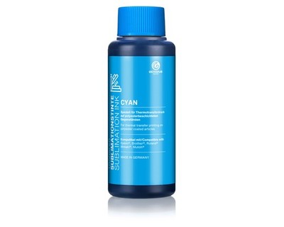 100 ml Sublimationstinte passt für Epson, Brother, Roland, Mimaki, Mutoh, cyan