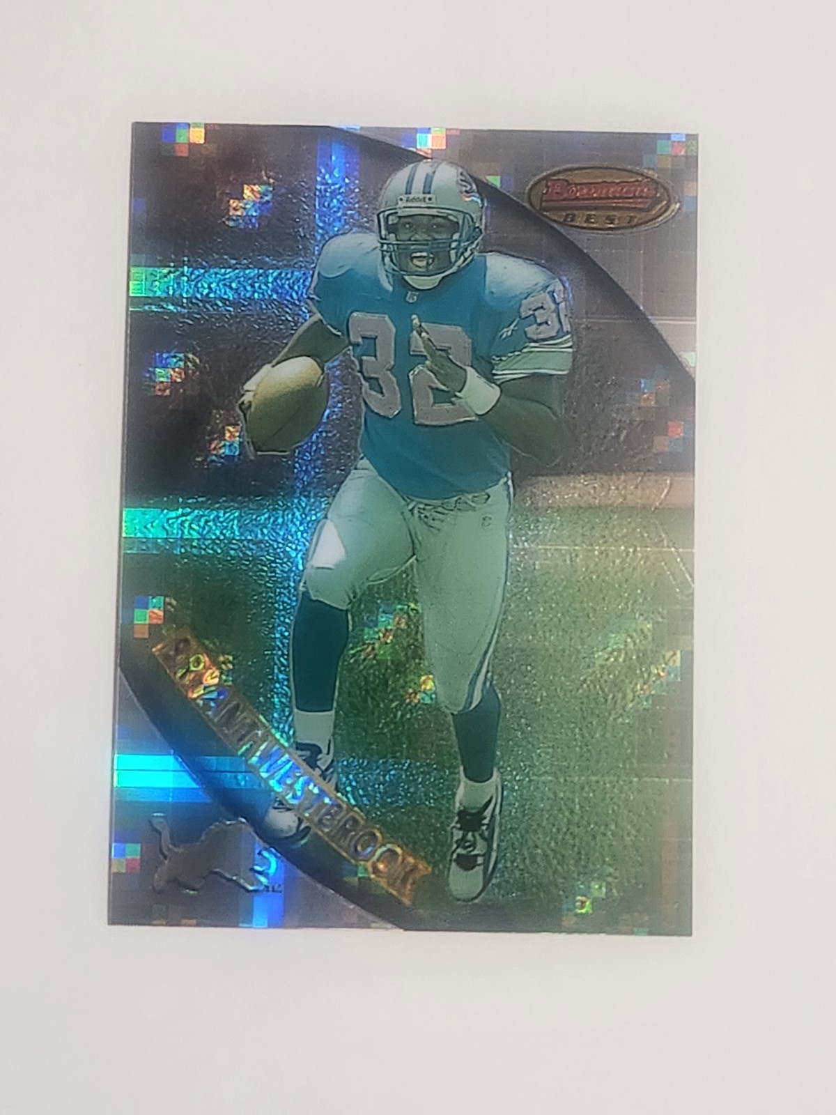 1997 Bowman's Best  Atomic Refractor BRYANT WESTBROOK #BBP11 - Rookie / RC Lions