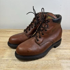 Red Wing Mens Brown Leather Boots Gore-Tex Size 8D