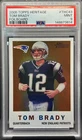 2005 Topps Heritage THC43 Tom Brady GOLD FOILBOARD Refractor PSA 9 MINT Patriots