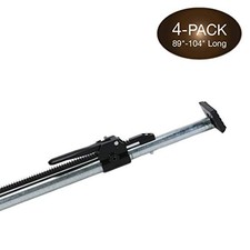 (4 Pack) 89-104 Inches Long Steel Load Lock B...