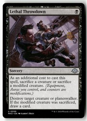 Lethal Throwdown - Modern Horizons 3 Uncommon #99