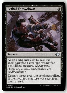Lethal Throwdown - Modern Horizons 3 Uncommon #99