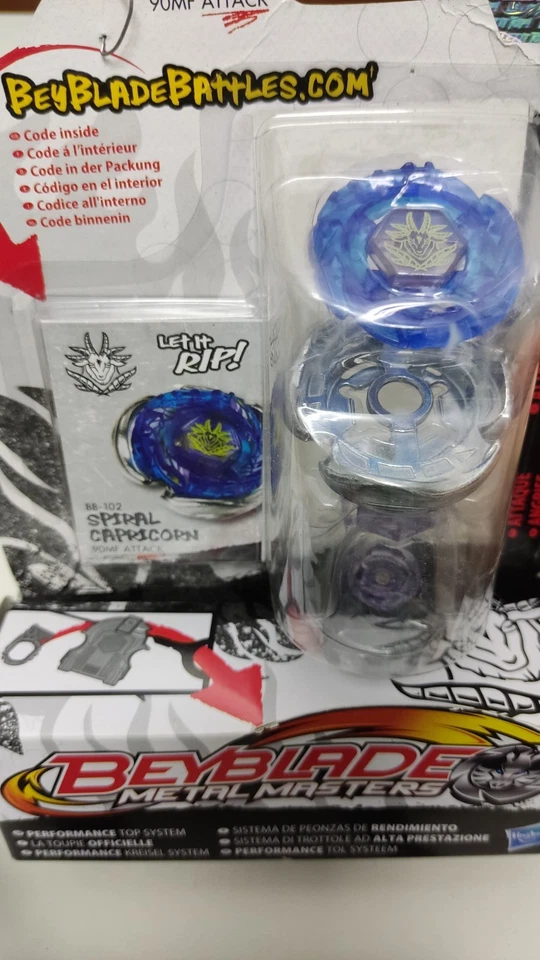 Neu Original Spiral Capricorn BB-102 90MF Hasbro Bayblade Beyblade Metal Fusion - Bild 3 von 4