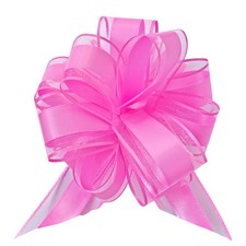 Large Pull Bows Pink Gift Wrapping Wedding Basket Christmas 6 Inch 6 PCS
