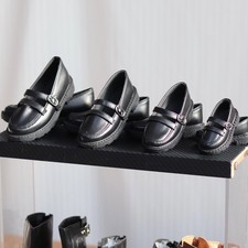 1/4 1/3 Single Buckle Loafers Casual Faux Leather Shoes Fit Uncle BJD Doll