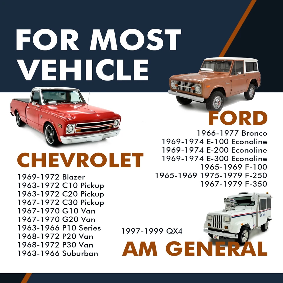 一对 2 后减震器 适用于 1967 - 1970 雪佛兰 G20 Van — 第 2/3 张图片