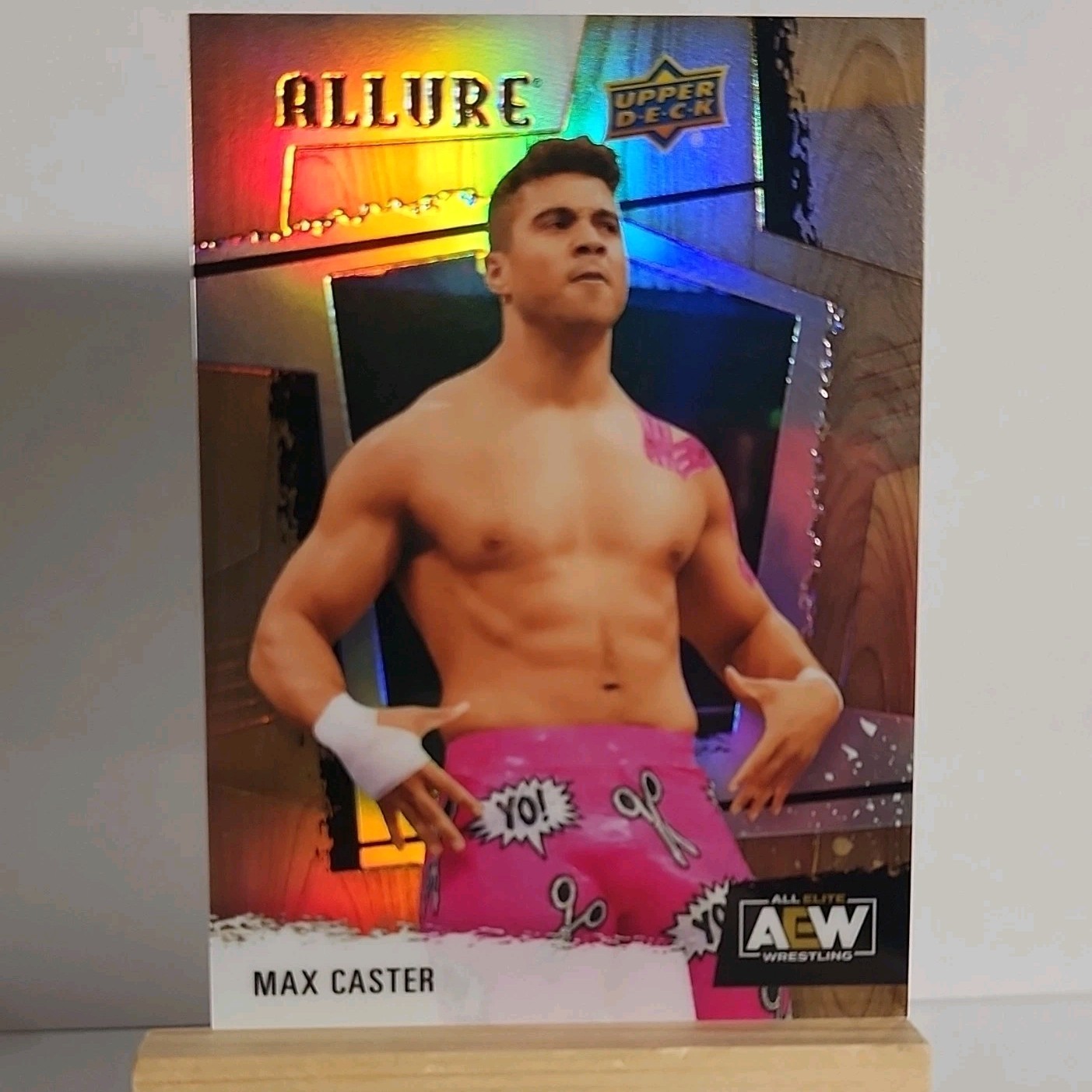 Upper Deck Allure AEW 2022 Table Max Caster #84 Wrestling Trading Card