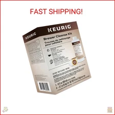 Keurig Brewer Cleanse Kit For Maintenance Includes Descaling Solution & Rinse Po
