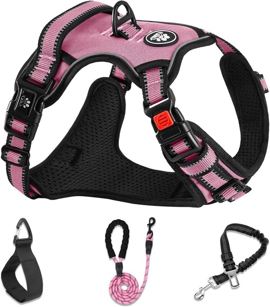 Hundegeschirr Rosa FüR MittelgroßE Hunde Verstellbar Komfortabel 1 StüCk-image