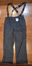 COLUMBIA Performance Fishing Gear PFG Terminal Tackle Rain Bib Pants Mens Large