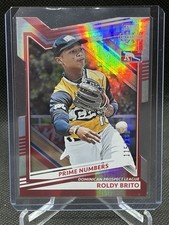 2022 Panini Elite Extra Edition ROLDY BRITO Prime Numbers Red Die-Cut 115/180