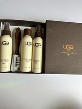 UGG Australia Sheepskin Care Kit Shoe Care Set Cleaner Protector Brush GUC