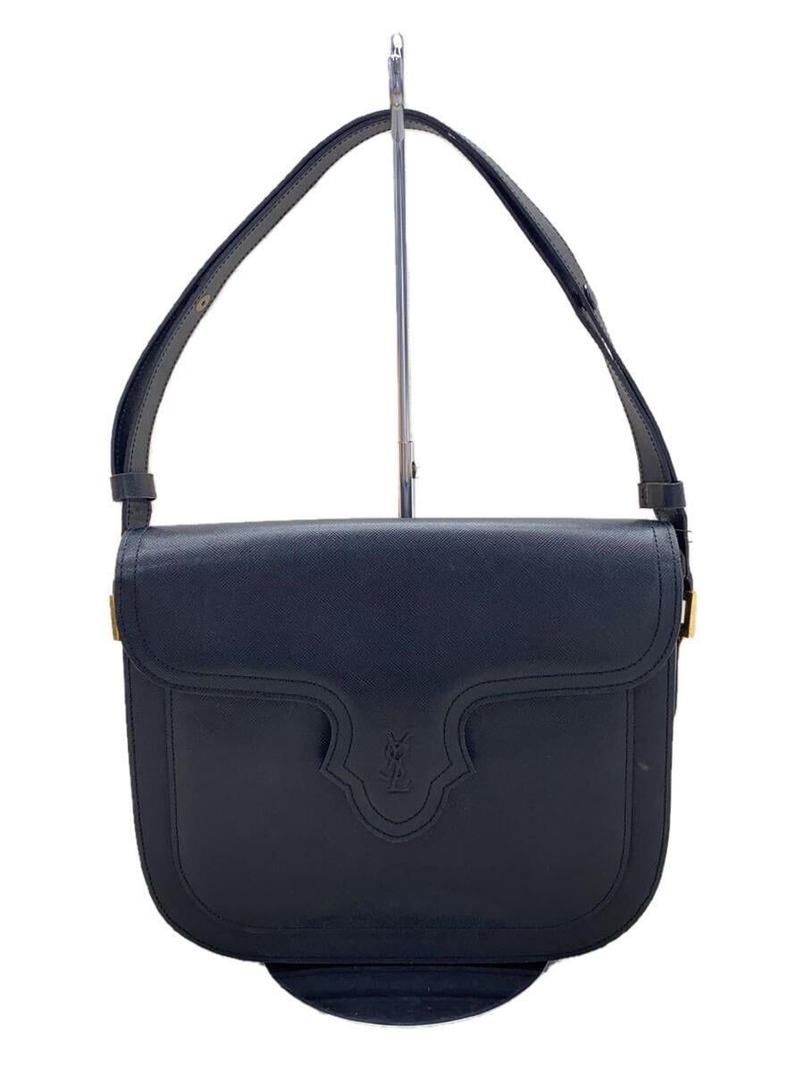 YVES SAINT LAURENT ALTRE BORSE PELLE NERA CON MACCHIE INTERNE CONSIDERANDO Usate