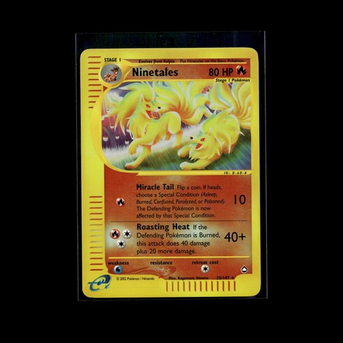 Vulpix Ninetales Pokemon Card! Holo/Reverse Holo EX V Rare Full Art LP/NM Cards!