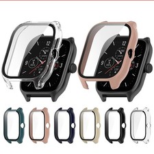 Watch Protective Case PC  Tempered Glass Case Film for HUAMI AMAZFIT GTS4
