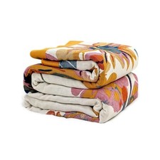 Boho Throw Blanket - 100 Cotton Soft Throw 50"x60" Throw 01-lnk and Wash