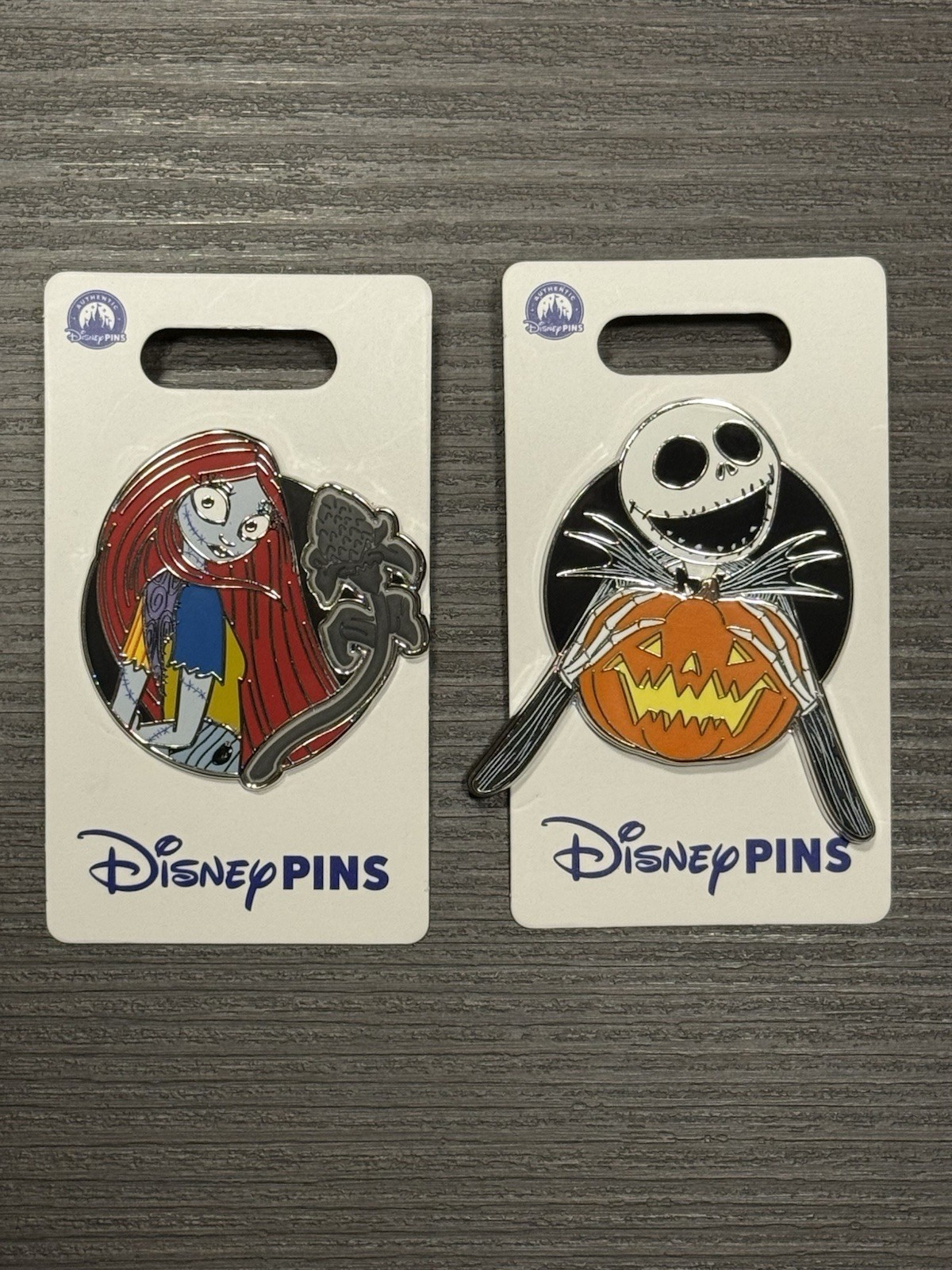 Disney Parks Nightmare Before Christmas Trading Pins Sally & Jack Set Of 2