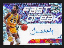 2019-20 Panini Mosaic Fast Break Autographs James Worthy Auto Lakers