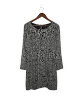 J Crew Mercantile Dress Chiffon Heart Print  Long Sleeve Romantic Coquette Sz 10