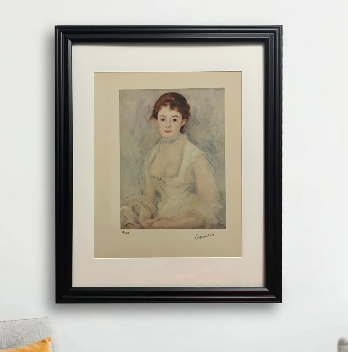 Pierre-Auguste Renoir 女性艺术印刷品| eBay
