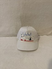 Vintage Mt. Rushmore White Snap Back Mesh Trucker Hat FREE SHIP