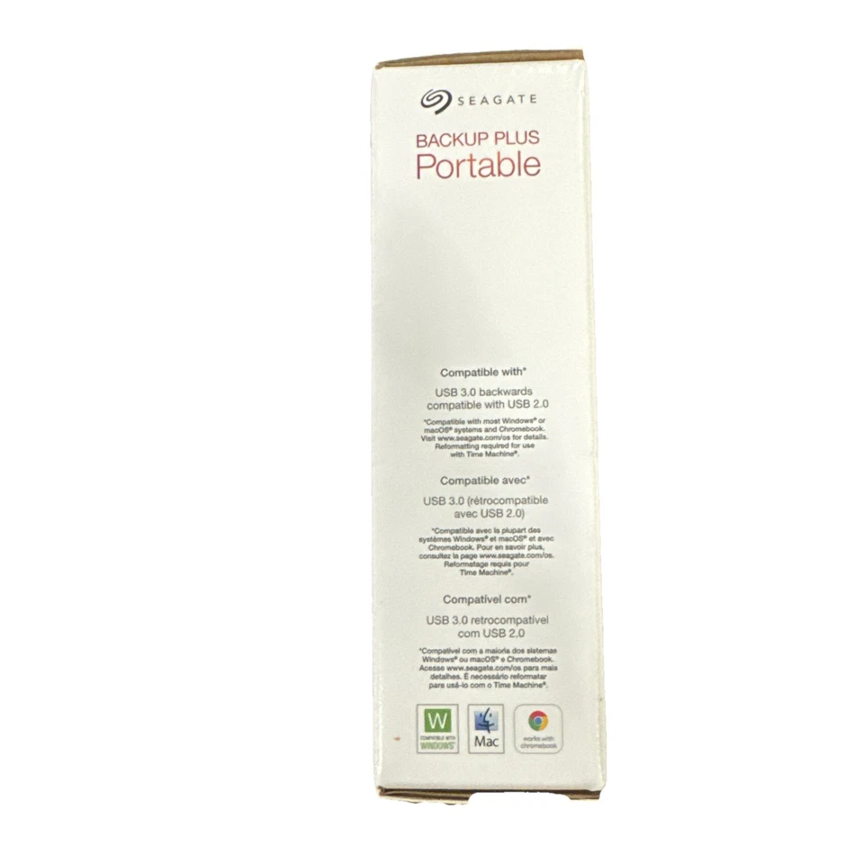 Seagate Backup Plus Portable+ 5TB Portable HDD Storage STHP5000400 BRAND NEW - Image 3 of 4