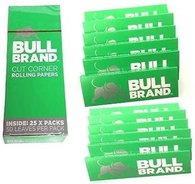 1250 x BULL BRAND Blättchen Tabak Rauchen Zigarettenschnitt Ecken Filter UK