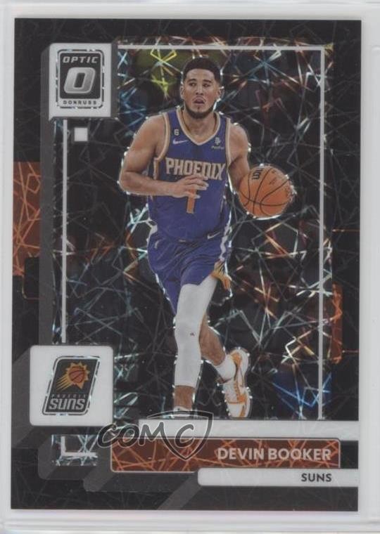 2022-23 Panini Donruss Optic Black Velocity Prizm /39 Devin Booker #134