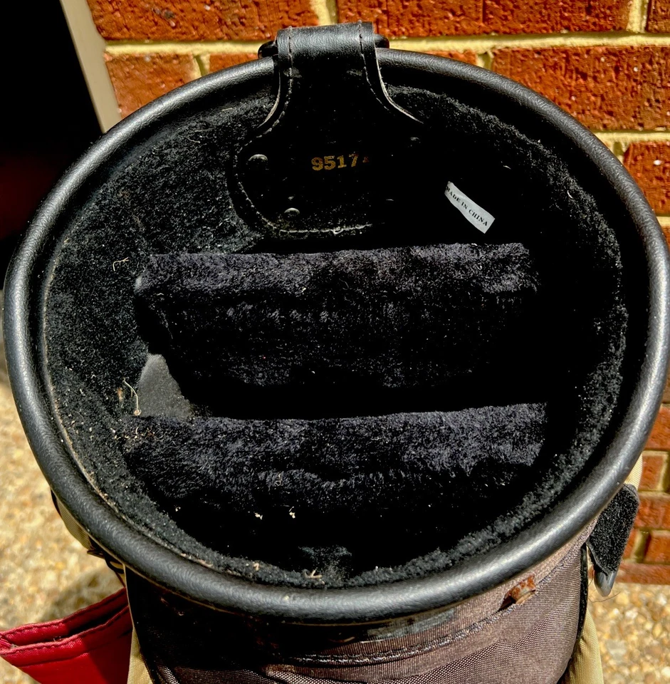 Bolsa de golf Arnold Palmer de colección 3 vías 95171 hecha en EE. UU. cubierta de lluvia ranura para paraguas Foto 4 de 4