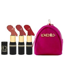 LoveChild Masaba Pocket Mini Rossetti Set di 3 1,5g Ogni Buffet B