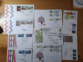 9 X 1967 First Day Covers From 1967. Some With Inserts. Free Postage UK