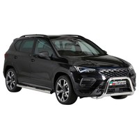 FrontbüGel FrontschutzbüGel FüR Seat Ateca 2021-2026 ø63Mm Stahl Silber Schutz