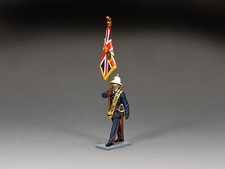 CE042 - Royal Marine Officer with Queen's Colour - Ceremonial - King and Country