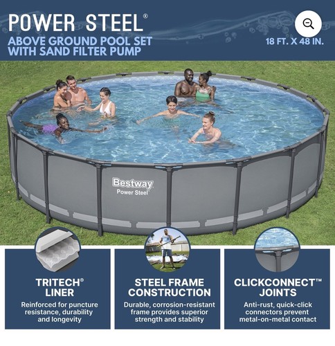 Bestway Power Steel 18ft x 48in Steel Above Ground Pool Leg & endcap Replacement