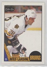 1987-88 O-Pee-Chee Reed Larson #131 0m8e