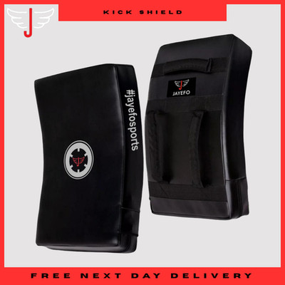 Jayefo Sports Muay Thai Kick Pads Curved Strike Shield für MMA & Boxtraining