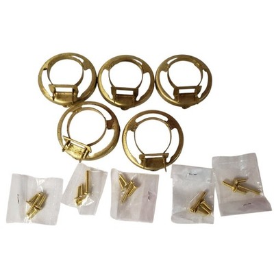 2-1/4'' Brass Clamp-On Shade Fitter - fits sockets 1.5'' dia x 5 pcs