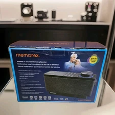 Memorex Wireless TV Sound Enhancing Speaker MX-CLRTV100 New !!!