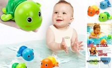Bath Toys, Cute Swimming Turtle Baby Bath Toys for Toddler 1-3, Green Turtle