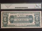 1913 Mexico 1 Peso Gobierno Constitutionalista Monclova Very Choice New UNC — photo 4