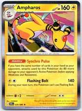 Ampharos 029/086 Holo ME04: Chaos Rising NM Pokemon TCG