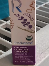 Radiance Organic Calming Comfort Lavender Essential Oil Blend 0.51oz