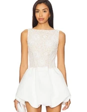 Lovers and Friends Serena Mini Dress in White Size S