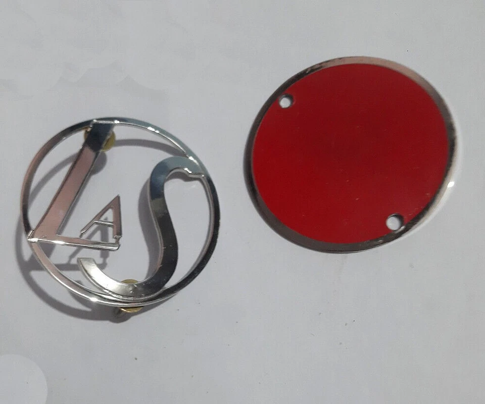 Para LaSalle LAS Radiador Rejilla Insignia Emblema Ornamento Años 30 De Colección Foto 2 de 3