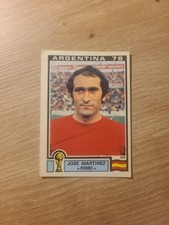 1978 Panini ARGENTINA 78 World Cup JOSE MARTINEZ PIRRI Spain #210 FIGURE